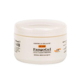 Guam Fangogel F.I.R. Contro la Cellulite Senza Risciacquo Azione Caldo-Freddo con Nanosfere Lipoattive, Caffeina, Mentolo, Giallo, 300