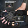 ihuan Ventilated Weight Lifting Gym Workout Gloves Full Finger with
