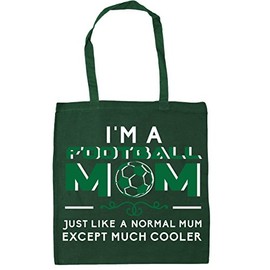 Hippowarehouse I'm a football mum just like a normal mum except much cooler Tote Shopping Gym Beach Bag 42cm x38cm, 10 litres