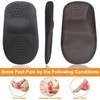 Plantar Fasciitis Inserts, Heel Pads Cushions for Achilles Tendinitis, Heel