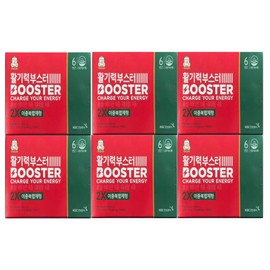 Jeonggwanjang Vitality Booster liquid 20ml + tablet 400mg x 14 pieces x 6 boxes / 정관장 활기력 부스터 액상 20ml+정제 400mg x 14개입 x 6박스