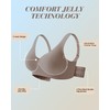 Yadalky Wireless Bra for Women, Deep V Seamless Bras Wirefree