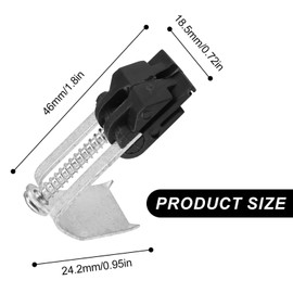 txuzong Undermount Sink Clips, Pack of 10 Sink Clips, Mounting Clips, Adjustable Angle, Robust and Durable, Suitable for Laundry Rooms, Kitchen Sinks, Shower Rooms