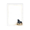 Letter Paper Set A5 with Envelopes Children's Horse Black for