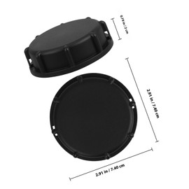 Yardwe Plastic Water Tank Cap Cover for 60mm Valve Waterproof Seal Design Valve Protection Replacement Cover for Industrial Reservoir