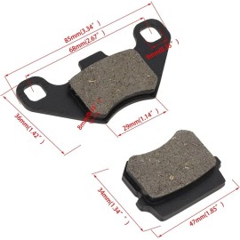 GY6 STORE COOLSTER MAX TRADE BRAKE PADS FOR 50cc 70cc 110cc 125cc ATV'S
