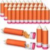 Reallnaive 30 Pcs Back to School Pencil Candy Boxes First