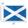 2×3 FT Scotland Flag,Medium 60×90 CM Scottish Outdoor Banner,100D Decor,Doube