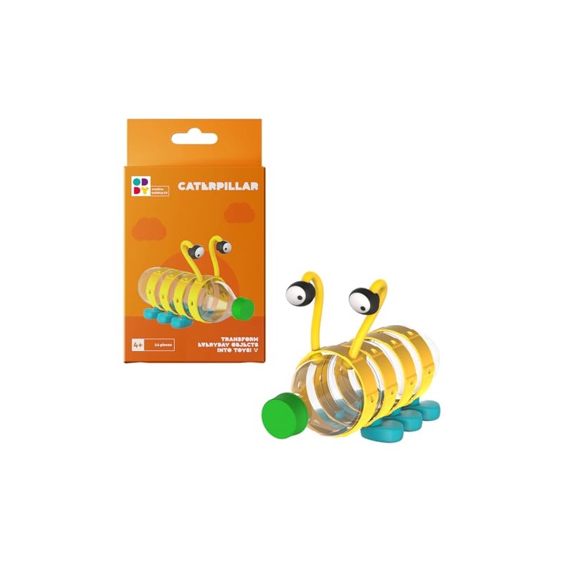 Oddy Caterpillar Minipack Creative Building Kit - Eco-Friendly STEM Toy