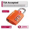 Fosmon TSA Approved Luggage Locks, 3 Digit Combination, 4 Pack