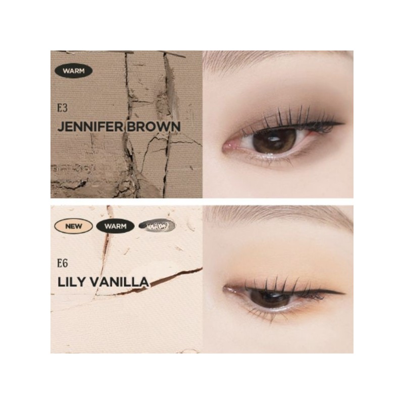 MERZY The First Eye Shadow 1.9~2.2g, Color:E3 JENNIFER BROWN