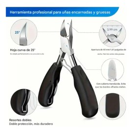 Alicata Grande Clásico De Acero Inoxidable Para Uñas Gruesas                                                                                          