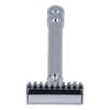 Double Edge Safety Trimmer Washable Zinc Alloy Manual Clipper Handle