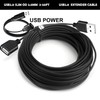 Long USB 2.0 Extension Cable 30FT with Power,Long USB2.0 A
