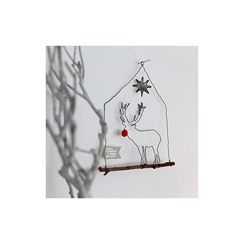 Winter Wire. Reindeer. Merry Christmas