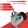CCIYU A/C Compressor with Clutch A/C Air Compressor for Car
