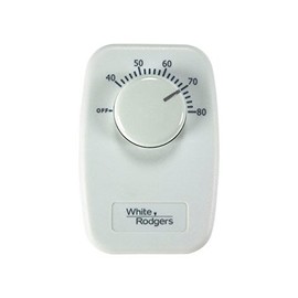 White Rodgers Heating Dial Single Pole Line Voltage Baseboard Thermostat