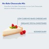 GramZero No-Bake Cheesecake Mix, Makes 2 Cheesecakes, Low Calorie, Stevia