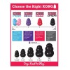 Kong Extreme Juguete Resistente Rellenable L Perro Grande Color Negro