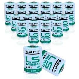 (25 Pack) ls14250 Lithium 3.6v Batteries 1200mAh for saft ls14250 3.6v Battery LS 14250 C 1/2 AA 3.6v Lithium Battery