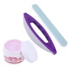 Manicure Polishing Kit, Nail Art Buffing Cream + Nail Brush