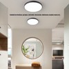 48W LED Ceiling Lamp Ultrathin With Black Border PC White