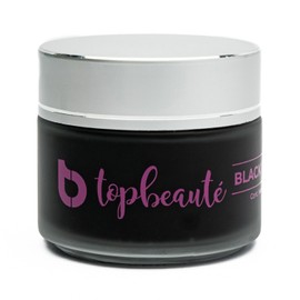 Mascarilla Facial Hidratante Tratamiento para Puntos Negros Acné Piel Grasa - Ácido Hialurónico Y Carbón Activado - Black Mask con colágeno y elástina - 120g Top Beauté