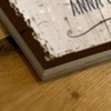 schilderkreis24: Rustic Wooden Sign - 'Zuhause ist da wo wir