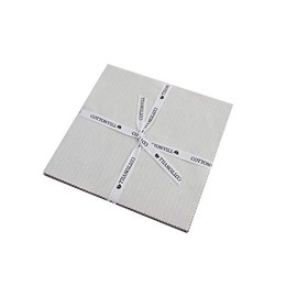 COTTONVILL MALLANGLUNA Collection Weave 20COUNT Cotton Print Quilting Fabric (Precuts, 10inch 33pc)