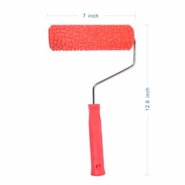 Nichiyo 7'' Pattern Paint Roller Texture Roller for Walls Furnitures and Floors Decoration Art Paint DIY Tool(EG104T)