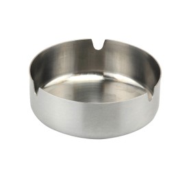 Apollo Stainless Steel 10cm Round Ash Tray Ashtray (1)