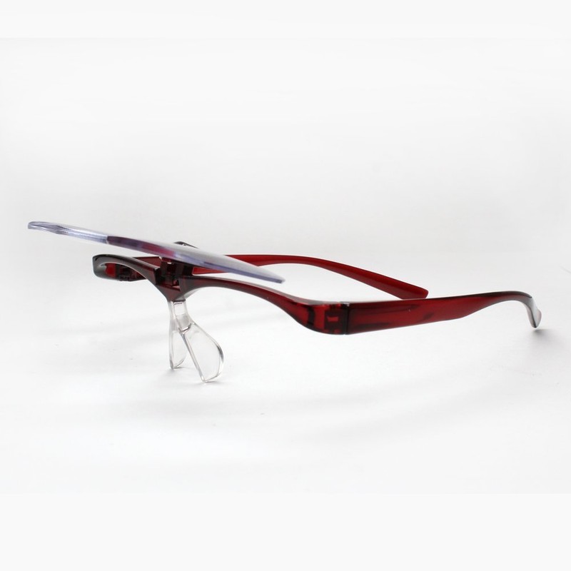Ambidextrous Magnifying Glasses, 1.6x Magnifier, Face Trick Glasses, Hang and