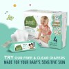 Seventh Generation Baby Wipes Unscented 64 Count Gentle Hypoallergenic Care