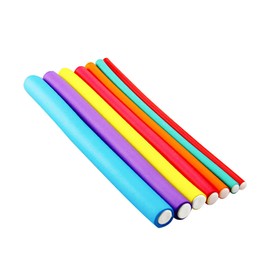 Healvian 20pcs Multifunctional Hair Curling Rods Cold for Spiral Curls No Heat Hair Curler Random Colors Easy to Use and Store Random Color