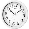 MAG W-764WH-Z Analog Wall Clock, Mei, Small, Silent, Continuous Second