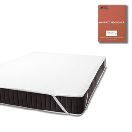 Arbascass Mattress Protector - 100% Waterproof, Oeko-Tex Standard 100 CLASS1, Cotton, Breathable, Noise, 4 Corner Elastics - Ideal for Baby and Cot (70 x 140 cm)