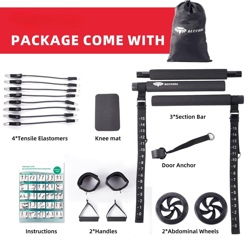 BECCARE® Pilates at Home Equipment Multifunctional for Women and Men,Home