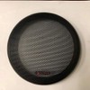 6-1/2 SNAP ON Speaker Grill with Metal MESH and Plastic Ring Black Overall Diameter 6-3/4" (1 Pair)