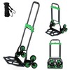Heavy-Duty 330LB Capacity Hand Truck with Stair-Climbing Wheels & One-Touch