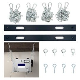 AlorAir Dehumidifier Hanging Kit for Crawl Space and Basement Dehumidifiers, Easy Way to Raise and Lower Dehumidifier, Helps Reduce Noise and Vibration of the Unit, Black