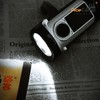 AceCamp Flashlight Hand Crank Solar Powered, IPX6 Emergency Flashlight, Outdoor