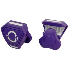 O Shield Football Visor Clip, Suitable with Any Kinds of Football Helmet Visor, High Impact Absorbing Ability, Less Distortion, Youth and Adult are Available for Use, Purple