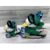 Macy's Aflac Plush Snow Skiing Ducks 10” & 6" Plush