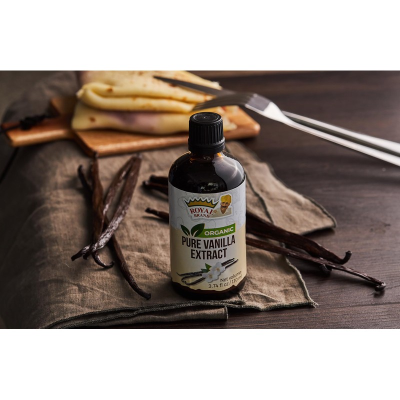 Royal Brand Pure Vanilla Extract / Organic / Sugar Free
