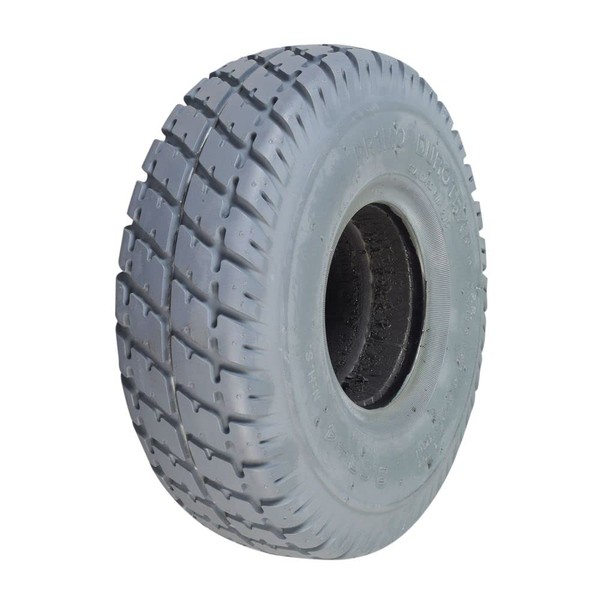 AlveyTech 3.00-4 (10"x3", 260X85) Foam-Filled Mobility Tire with Durotrap C9210 Tread - Replacement Scooter Tires for Electric Wheelchair, Power Chair, No Tube, Inner Solid Wheel Parts