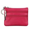 Women Ladies PU Leather Small Coin Card Key Ring Wallet