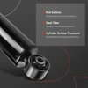 A-Premium Rear Shock Strut Absorbers Compatible with Fiat 500 2012