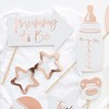 Ginger Ray 10 Pack Rose Gold Foiled Baby Shower Photo