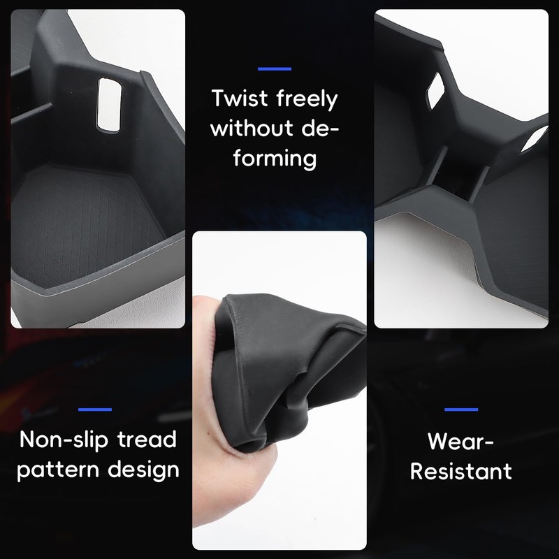 Auovo Cup Holder Insert for 2025 Toyota 4Runner Accessories Non-Slip
