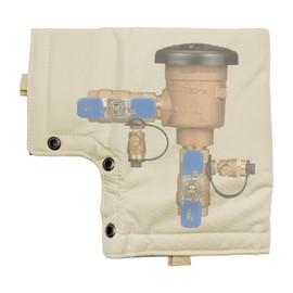 Backflow Preventer Cover Insulated Pouch, Pressure Vacuum Breaker Cover Winter Water Well Pump Covers for Water Wells and Sprinkler Valves (13"W x 12"H)